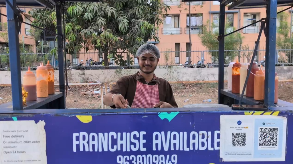 Ramesh Singh Frankie cart